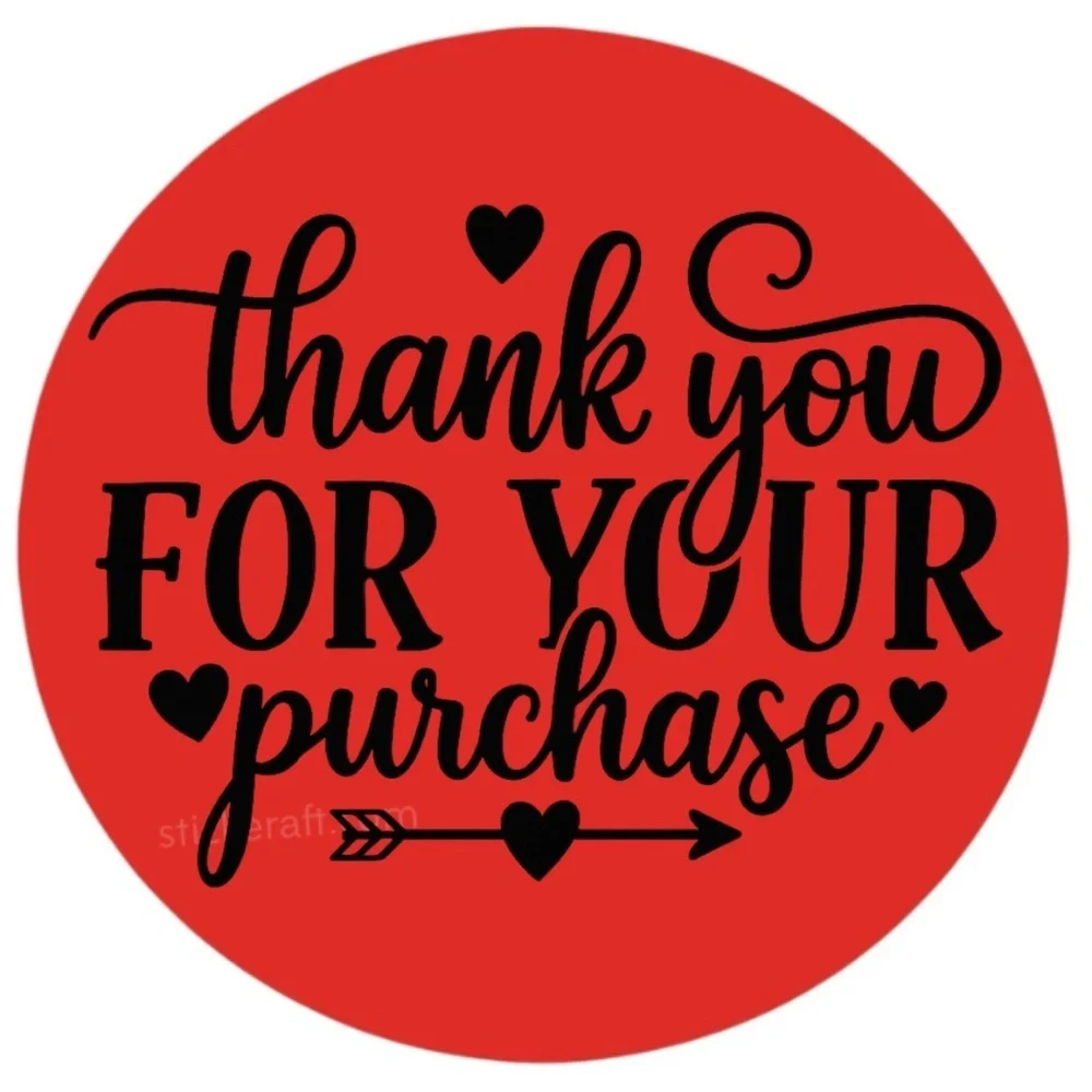Thank You for Your Purchase Stickers – 2